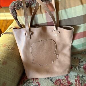 Consuela Light Pink Embossed Tote